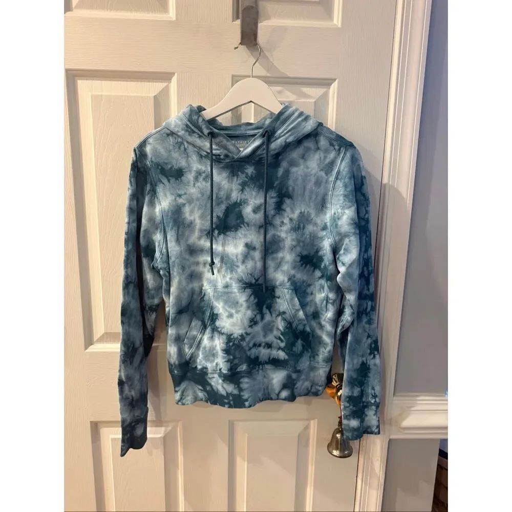 Athleta Sundown Tie Dye Hoodie sz M EUC